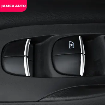 Jameo Auto ABS Chrome Avto Notranje Nalepke za Nissan Brcne 2017 - 2021 Windows Nadzorni Plošči Stikalo Ročica Pokrov Trim 7Pcs/Set