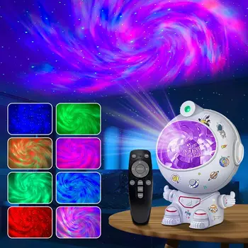 Galaxy Star Projektor LED Noč Svetlo Zvezdnato Nebo Astronavt Porjector luč Za Dekoracijo Spalnica Domu Dekorativni Otroke Darila