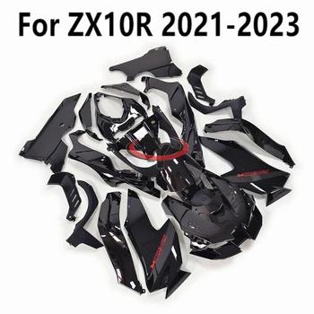 Vse Sijoče Črno Prekrivala Injiciranje Za motorno kolo Kawasaki ZX10RR ZX10R ZX 10R 2021 2022 2023 Polno Oklep Kit Karoserija