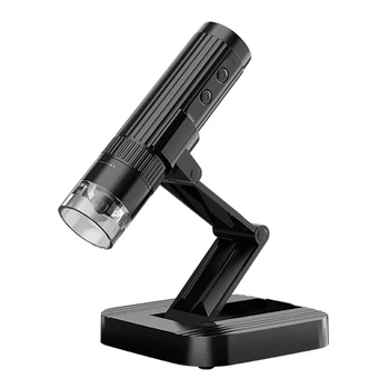 Digitalni Mikroskop za Polnjenje Prenosnih 50X-1000X HD Velikosti, Ročno Lupo, Žep Zložljivo Stojalo