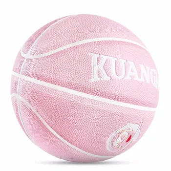 Kuangmi-Roza Zaprtih prostorih in na Prostem Košarkarsko Žogo za Ženske in Dekleta, Usposabljanje PU Usnje, Non-Zdrsa, so Odporni na Obrabo, Igre Žogice