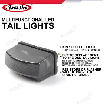 Arashi FZR1000 LED Integrirano Rep Svetlobe Za YAMAHA FZR 1000 1991 1992 1993 19941995 Zavorna Luč Vključite Opozorilne Luči Luč