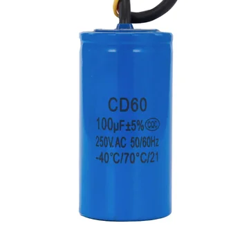 strmel kondenzator CD60 100UF težka električni motor, začenši kondenzatorji