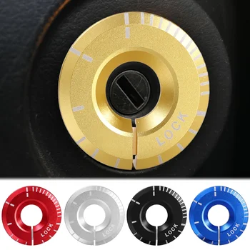 Kontakt za Vžig avtomobila Start ključavnična luknja 3D Nalepke za Dekoracijo Key Ring Kovinski Pokrov Dekor Auto Stikalo motorno kolo Decals Notranja Oprema