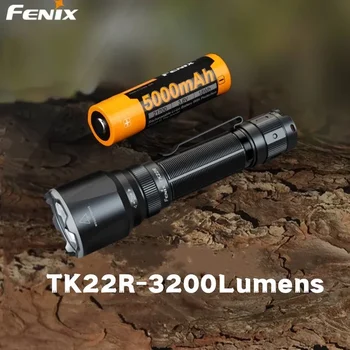 Fenix TK22R Reševanje Teme Glavo-Na Taktični in Dolžnost Svetilka 3200Lumens Tip-C za ponovno Polnjenje Z 5000mAH Baterije