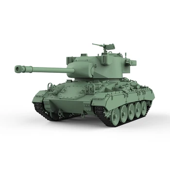 SSMODEL 35513 V1.7 1/35 3D Tiskanih Smolo Model Komplet NAS M24E2 Super Chaffee Light Tank