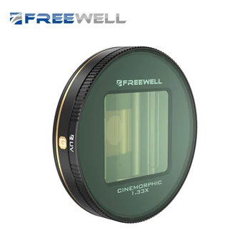 Freewell 1.33 x Modra ali Zlato Anamorfni Objektiv Združljivi z Freewell Sherpa in Galaxy Primerih,- Vnaprej Vaš Mobilni Kinematografija
