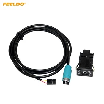 FEELDO Car Audio, USB, AUX-Kabla AUX Vtičnica Za Alpine KCE-422I KCE236B AUX Žice, Pas, Kabel, Adapter
