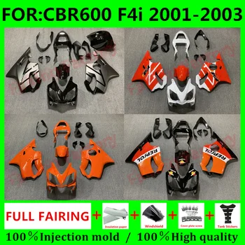 Motorno kolo Fairings kit primerni za CBR600 F4i CBR 600 CBR600F4i fs 2001 2002 2003 2004 2005 2006 2007 karoserija polno Oklep kompleti