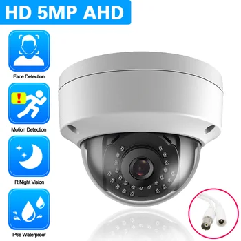 AHD CCTV nadzorna Kamera Vandalproof Obraz Ultra HD Analogne Kamere, Zaznavanje Gibanja, Nočno gledanje Mala Kupola Varnostne Kamere