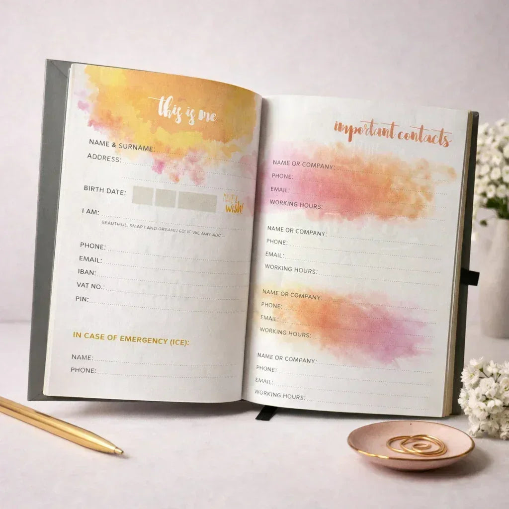 Tišina misli – Rokovnik 13x17cm - ANG - Baeba