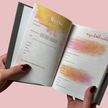 Poletni utrip – Rokovnik A5 - ANG