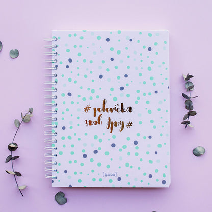 Polovička – Velik Rokovnik A4 - spiralna vezava- SLO