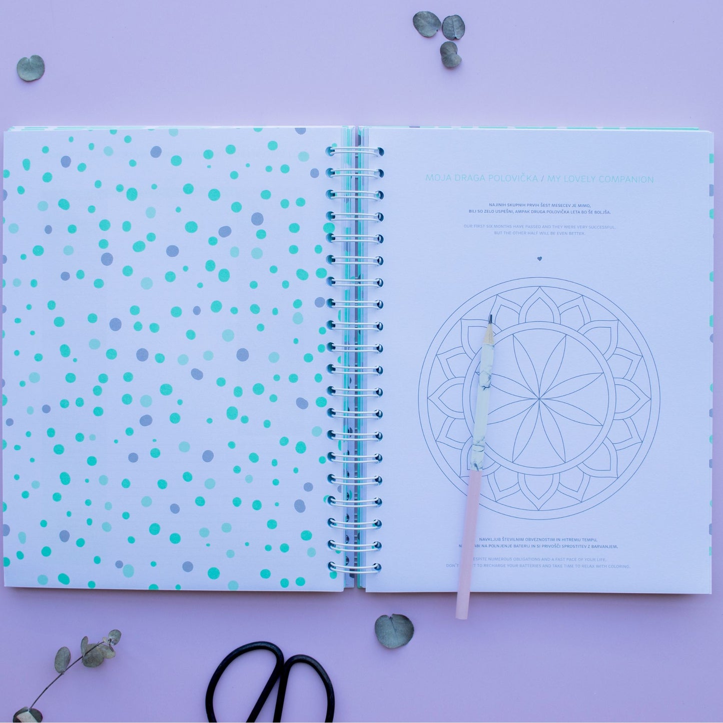 Polovička – Velik Rokovnik A4 - spiralna vezava- SLO