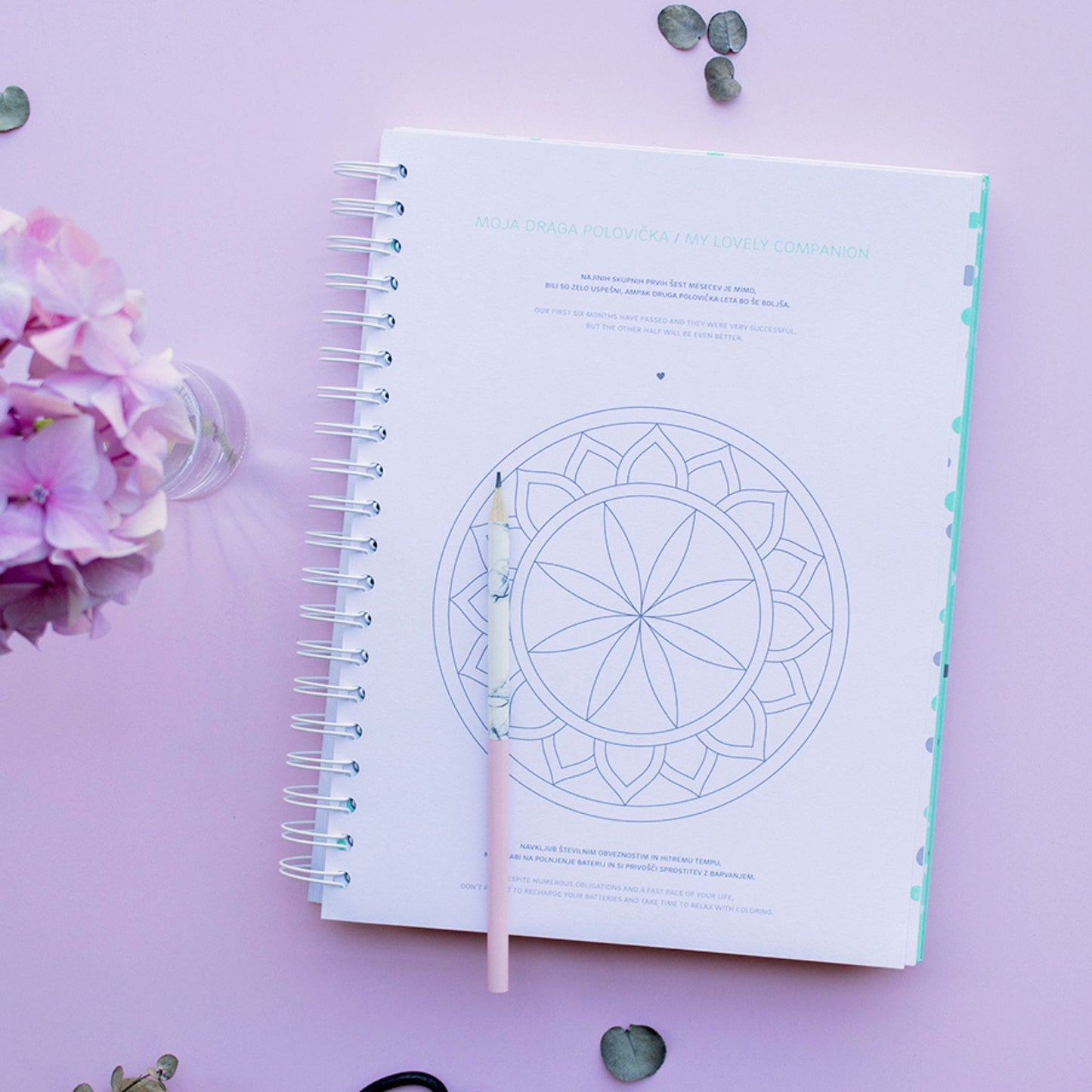 Polovička – Velik Rokovnik A4 - spiralna vezava- SLO